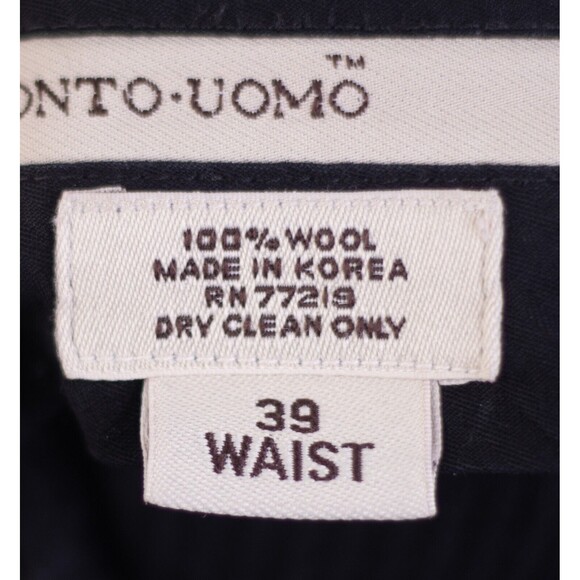 Pronto Uomo Men’s Suit 2 Button 2 Piece Suit 44L Dark Pants 39R Dark Gray - Picture 16 of 16